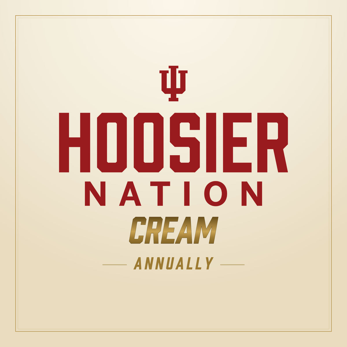 Hoosier Nation: Cream Membership (annual)
